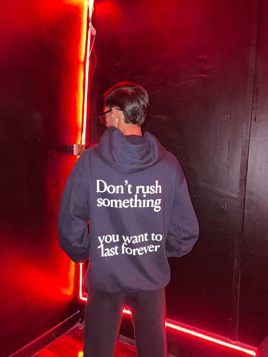 Navy Blue Oversized Hoodie